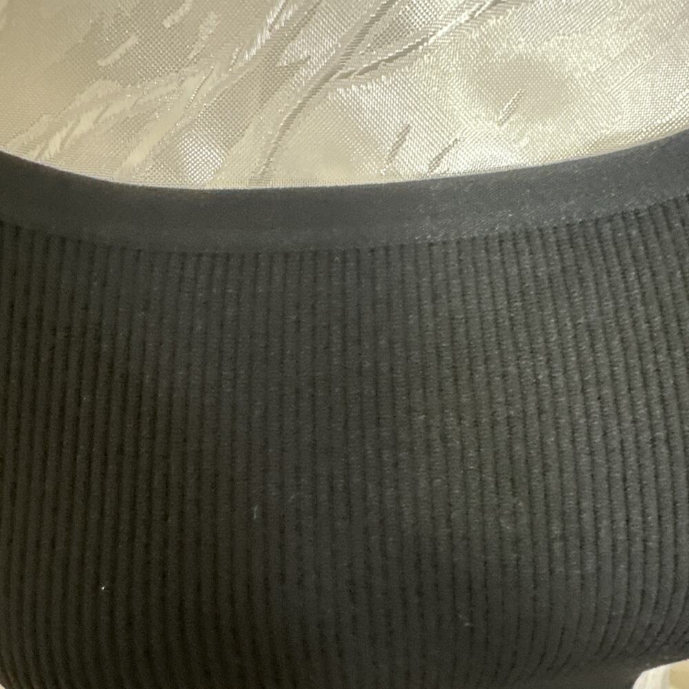Wild Fable Crop Top Women’s Size Large Black Ribbed Scoop Neck‎ Short Sleeve Y2K - Picture 3 of 11